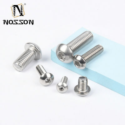 INCH Σύστημα μέτρησης Ατσάλι από ανοξείδωτο χάλυβα Έπιπλα Στρογγυλοκόκκκοι Έξαγωνες επίπεδες βίδες Allen Bolts M5 M6 M8 με φινίρισμα ΖΙΝΚ
