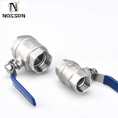 Κλειδωτή λαβή 2 οδός 1/2 &quot;DN15 15mm χειροκίνητη πίεση PN63 από ανοξείδωτο χάλυβα βαλβίδα σφαίρας για εφαρμογές υψηλής πίεσης