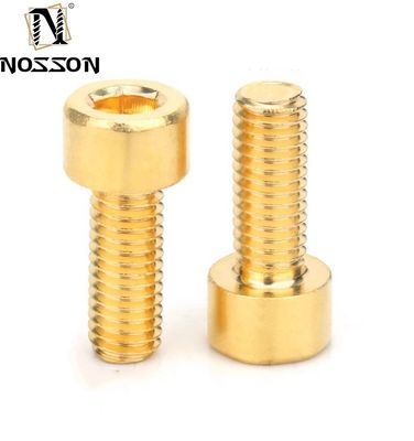 Μετρικές βίδες κεφαλής κυλίνδρου από χαλκό για κατασκευές DIN Standard M2 M2.5 M3 M4 M5 M6M8 M10 M12 M14 M16 M18 M20 M24 M27 M30