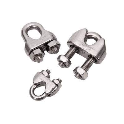 Μετρικό μέγεθος DIN Standard Stainless Steel Wire Rope Clip Forged Marine Rigging Cable Clamp με προσαρμοσμένη υποστήριξη OEM