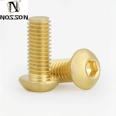 Ηρεμία εγγυημένη μετρική H62 χάλκινο Pan Head Torx μηχανή ασφάλεια βίδα M8 κουμπί Trox κεφαλή βίδα με απλό φινίρισμα