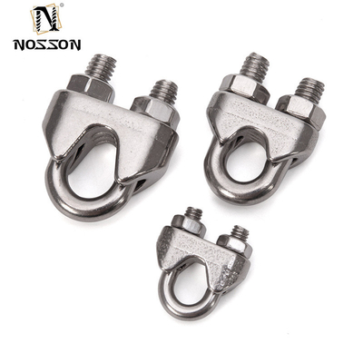 Μετρικό μέγεθος DIN Standard Stainless Steel Wire Rope Clip Forged Marine Rigging Cable Clamp με προσαρμοσμένη υποστήριξη OEM
