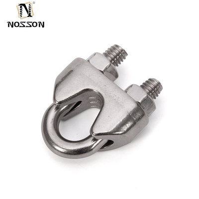 Μετρικό μέγεθος DIN Standard Stainless Steel Wire Rope Clip Forged Marine Rigging Cable Clamp με προσαρμοσμένη υποστήριξη OEM