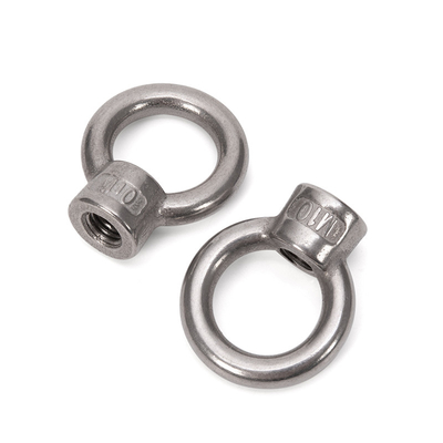 Ατσάλι από ανοξείδωτο χάλυβα 304/316 JIS 1169 Eye Nut A4-80 Passivation για την ανύψωση βαρέων φορτίων