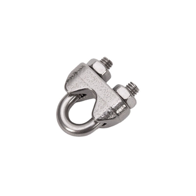 Δύο λαμπτήρες σωλήνων GB Standard Stainless Steel Wire Rope Clip για DIN741 Συναρμολογητικά Προσαρμόσιμα OEM Υποστηρίζεται