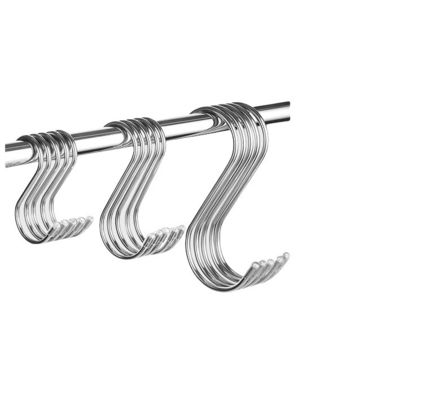 JIS Standard INCH σύστημα μέτρησης Σχήμα S Αγκάθια Σιδηροειδή κρεμάστρες κουζίνα πίσω πόρτα κρεμάστρα εξοικονόμηση χώρου σχεδιασμός