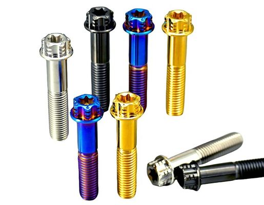 JIS Standard ZINC Finish ανθεκτικό M6 * 40mm Titanium Alloy Torx Head Bolts βίδα για κινητήρα μπροστινό τροχό Hub Scooter