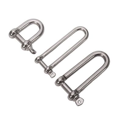 Τεχνολογία χύτευσης ακριβείας Ατσάλι από ανοξείδωτο χάλυβα Μεγάλος τύπος ανύψωσης Dee Screw Pin Ss304 ή Ss316 D Shackle με σχεδιασμό τόξου