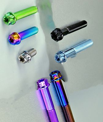 JIS Standard ZINC Finish ανθεκτικό M6 * 40mm Titanium Alloy Torx Head Bolts βίδα για κινητήρα μπροστινό τροχό Hub Scooter