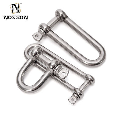 Τεχνολογία χύτευσης ακριβείας Ατσάλι από ανοξείδωτο χάλυβα Μεγάλος τύπος ανύψωσης Dee Screw Pin Ss304 ή Ss316 D Shackle με σχεδιασμό τόξου