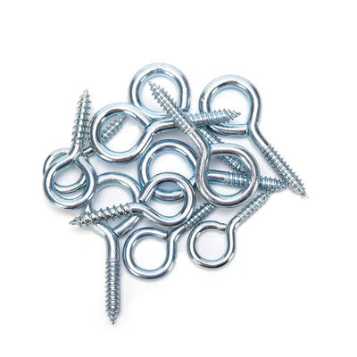 ANSI Standard Zinc-Flake Coated Stainless Steel Heavy Duty Structural Close Eye Hooks Bent Wire Lag Wood Thread Self Tapping Eye Screw (Στραχτίτιση του ματιού)