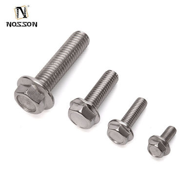 ΖΙΝΚΑ Τελική ποιότητα 304/316/A2-70/A4-80 Υλικό από ανοξείδωτο χάλυβα M2 M5 M6 M8 Στροφές φλάντζης από τιτάνιο με υψηλή ακρίβεια και έξαπτη κεφαλή