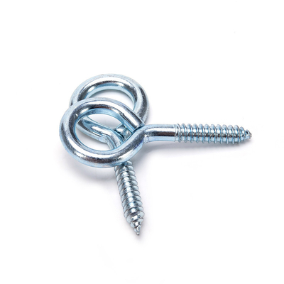 DIN Standard Open Screws Carbon Steel Zinc Galvanized Fish Eye Screw Hook με μετρικό σύστημα μέτρησης