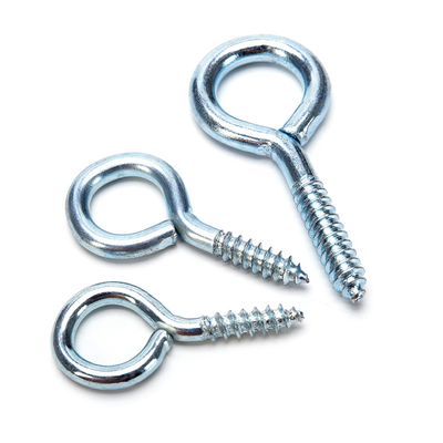 DIN Standard Open Screws Carbon Steel Zinc Galvanized Fish Eye Screw Hook με μετρικό σύστημα μέτρησης