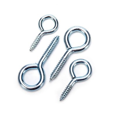 DIN Standard Open Screws Carbon Steel Zinc Galvanized Fish Eye Screw Hook με μετρικό σύστημα μέτρησης