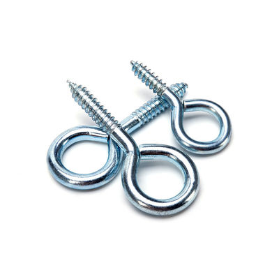 DIN Standard Stainless Steel Eye Bolt Αυτοκατευθυνόμενο κρεμαστό ανοιχτό μάτι Hook M2.5 C-type βίδα μπουλόνι INCH σύστημα μέτρησης