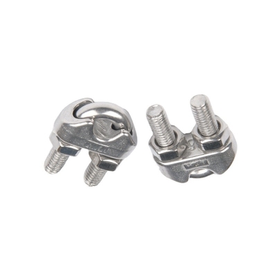 Προσαρμοσμένη υποστήριξη OEM M6 Stainless Steel Wire Rope Cable Clip Clamp U Bolt Saddle Fastener για μετρικό σύστημα μέτρησης