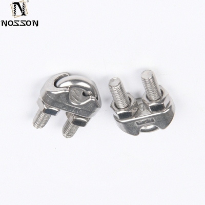 DIN Standard Stainless Steel Cable Management Wire Rope Clip για την προστασία καλωδίων 12 mm σε εφαρμογές βαριάς χρήσης