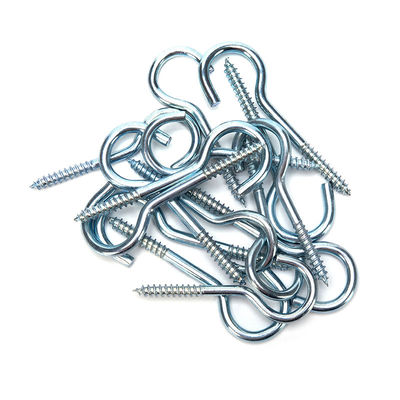 JIS Standard 304 Ατσάλι Hook Type Open Eye Hook Wood Self Tapping Screw Metric Measurement System Μπλε ανωτισμένο