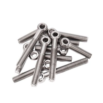 Ατσάλι από ανοξείδωτο χάλυβα DIN Standard Swing Fish Round Eye Bolt και Wing Nut για εφαρμογές ανύψωσης M2 M3 M4 M5 M10 M12 M24