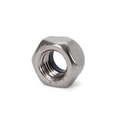 304 από ανοξείδωτο χάλυβα M3 Nylon Lock Nut Metal Self-Locking Nut Ζυγισμένη απελευθέρωση M3 Nut Metric Carbon Steel Plain finish