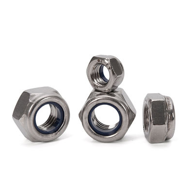 304 από ανοξείδωτο χάλυβα M3 Nylon Lock Nut Metal Self-Locking Nut Ζυγισμένη απελευθέρωση M3 Nut Metric Carbon Steel Plain finish
