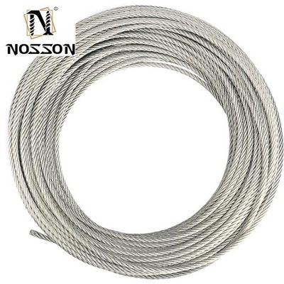 Προσαρμοσμένο χρώμα από ανοξείδωτο χάλυβα Rigging Railing σχοινί καλώδιο σύρμα για φυτική αναρρίχηση Clothesline και φράχτη σκιά ιστιοφόρο