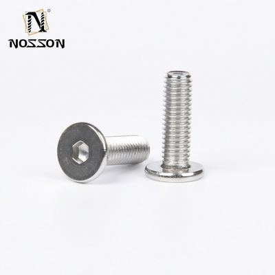 Ατσάλι από ανοξείδωτο ατσάλι Allen Flat Countersunk Head Hex Countersink Hexagon Socket Undercut Screws