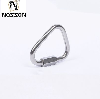 Υψηλά γυαλισμένο υλικό και ψευδαργύριο επιχρισμένο φινίρισμα γαλβανισμένο οβάλ γρήγορο σύνδεσμο για εξατομικευμένο μέγεθος