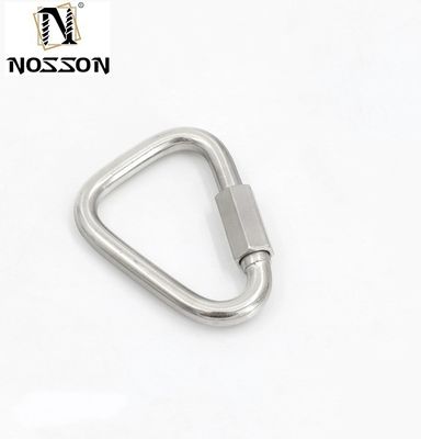 Υψηλά γυαλισμένο υλικό και ψευδαργύριο επιχρισμένο φινίρισμα γαλβανισμένο οβάλ γρήγορο σύνδεσμο για εξατομικευμένο μέγεθος