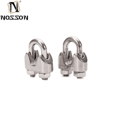 ΖΙΝΚΑΤΙΚΟ Τελειοποίηση 7,9 mm Χυτοχάλυβα U-Bolt Simplex Wire Rope Cable Clip για βιομηχανική και βιομηχανία τροφίμων και ποτών
