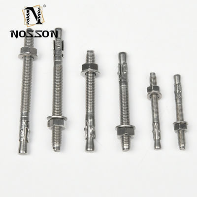 DIN Standard ZINC Finish 304 Stainless Steel Wedge Expansion Anchor Bolt για τις απαιτήσεις του πελάτη