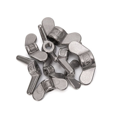 Ζυγισμένα μετρικά φτερούγα πεταλούδας από ανοξείδωτο χάλυβα M8 για βαριές βιομηχανικές εφαρμογές σε μετρικό σύστημα