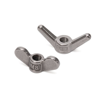 Αυτοκρατορικό Σύστημα Μέτρησης GB Τυποποιημένο ανοξείδωτο χάλυβα Στρογγυλά φτερωτά καρφιά M8 M10 M12 M14 M16 M18 M20 SS304 316 Καρύδια πεταλούδας