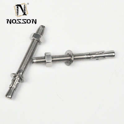 DIN Standard Silver Zinc Plated Galvanized Steel Wedge Anchor Bolts M8 M10 M12 M14 M16 M20 M24 με φινίρισμα παθητικοποίησης