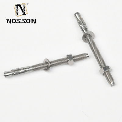 DIN Standard Silver Zinc Plated Galvanized Steel Wedge Anchor Bolts M8 M10 M12 M14 M16 M20 M24 με φινίρισμα παθητικοποίησης