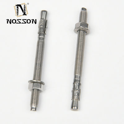 DIN Standard Silver Zinc Plated Galvanized Steel Wedge Anchor Bolts M8 M10 M12 M14 M16 M20 M24 με φινίρισμα παθητικοποίησης