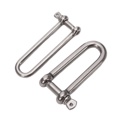 8mm γυαλιστερό Marine D-type DIN82101 Heavy Duty Hardware Shackle με Coller Pin για ανύψωση σε λύσεις λιανικής βιομηχανίας