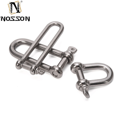 8mm γυαλιστερό Marine D-type DIN82101 Heavy Duty Hardware Shackle με Coller Pin για ανύψωση σε λύσεις λιανικής βιομηχανίας