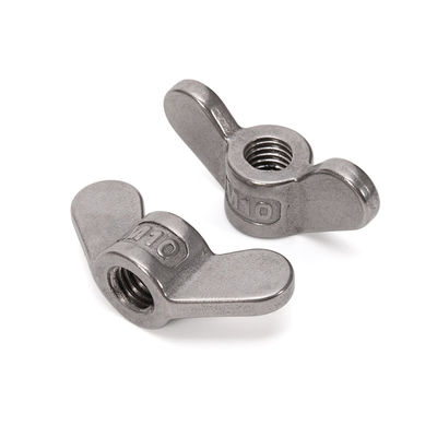 Αυτοκινητοβιομηχανία JIS Standard Stainless Steel 304 316 Wing Nut M4 M5 M6 M8 M10 Butterfly Nuts εντός των προδιαγραφών του χάλυβα άνθρακα