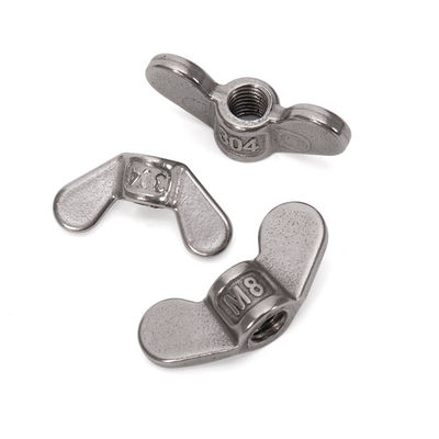 Αυτοκινητοβιομηχανία JIS Standard Stainless Steel 304 316 Wing Nut M4 M5 M6 M8 M10 Butterfly Nuts εντός των προδιαγραφών του χάλυβα άνθρακα