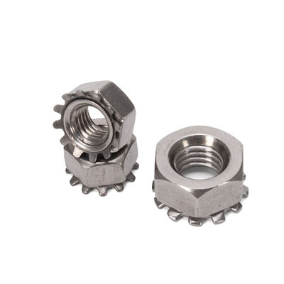 Μετρικά νήματα K-Lock Nuts Χάλυβα από ανοξείδωτο χάλυβα Δόντια κλειδαριές κλειδαριές Νήματα για τη γενική βιομηχανία Έπιπλα Μετρικό πρότυπο GB