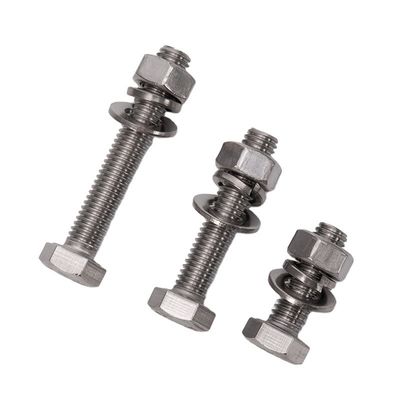 Κατασκευαστική κλάση 8.8 Στρογγυλοπλέκτης DIN931 DIN933 για M3 M4 M5 M6 M8 M10 M12 M14 M16 M20 σε απλό φινίρισμα