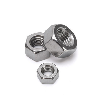 Μετρικό Hex Head Nut Din934 M4 για τη λιανική βιομηχανία Πρότυπο JIS ανοξείδωτου χάλυβα 201/304/316 Προσαρμοσμένο
