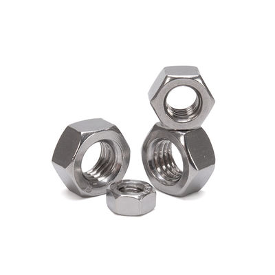 Μετρικό Hex Head Nut Din934 M4 για τη λιανική βιομηχανία Πρότυπο JIS ανοξείδωτου χάλυβα 201/304/316 Προσαρμοσμένο