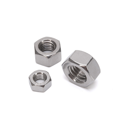 Ζυγισμένο Ζύκλιο GB Standard Hexagon Nut με θηλυκά νήματα και υλικό από ανθρακικό χάλυβα