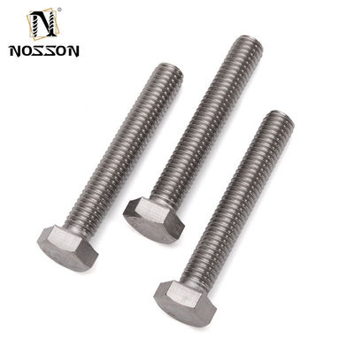 Εξακόσμιες βίδες και νάτσες από ανοξείδωτο χάλυβα M6 M8 M10 M12 M14 M16 M20 με επικαλυμμένο με ψευδάργυρο εξώφυλλο τύπου κεφαλής HEX