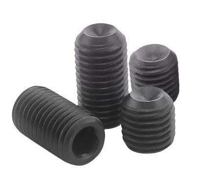 Μεταλλικά συσσωρευτικά Κεφαλάκια M1-M12 INCH Σύστημα μέτρησης DIN916 Συγκρότημα βιδών πρίζας με επικάλυψη από μαύρο οξείδιο