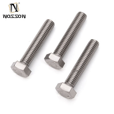 Κατασκευαστική κλάση 8.8 Στρογγυλοπλέκτης DIN931 DIN933 για M3 M4 M5 M6 M8 M10 M12 M14 M16 M20 σε απλό φινίρισμα