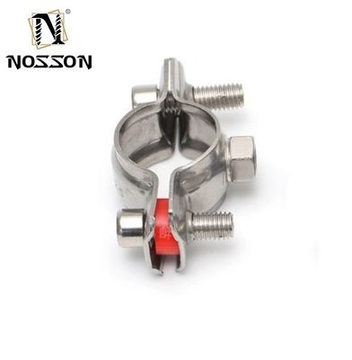 ODM εξατομικευμένη υποστήριξη από ανοξείδωτο χάλυβα 304 ηλεκτροσυσσώπησης ατσάλι Cushioned Clamp για τα σωλήνες τροφίμων και ποτών της Dongguan